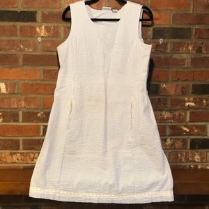 Seersucker Sleeveless Dress - perfect for hot summer days